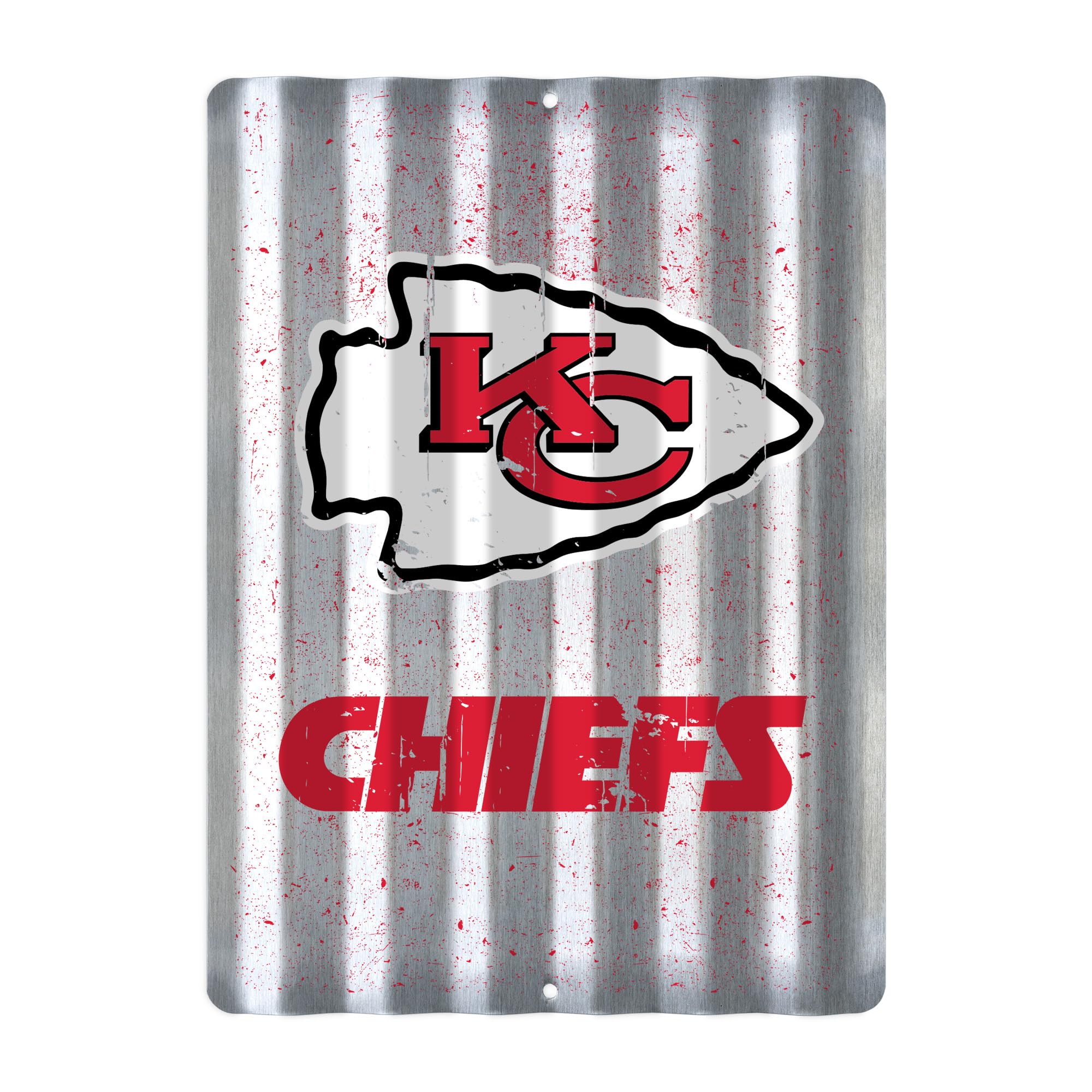 Rico Industries NFL Football 12" X 16" Tin Metal Roof Sign Home Décor For Sports Fan