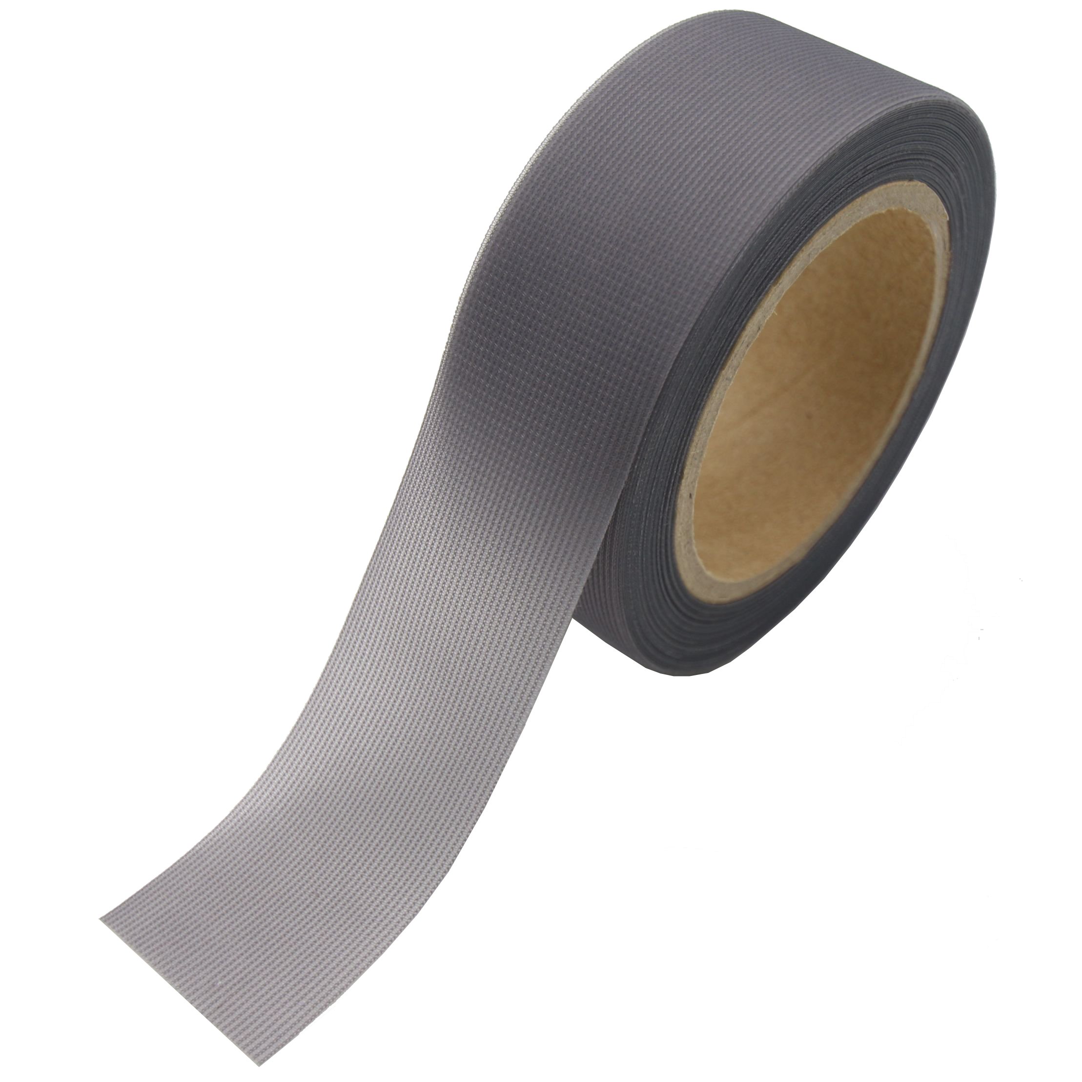 SUNDELY® Iron on Hot Melt Seam Sealing Repair Adhesive Fusible Tape Roll 3 Layer for Waterproof Fabrics Sportswear Ski Snow Gear Raincoat Outdoor Jacket Pants (1.1" X 16' / 28mm X 5m, Dark Grey)