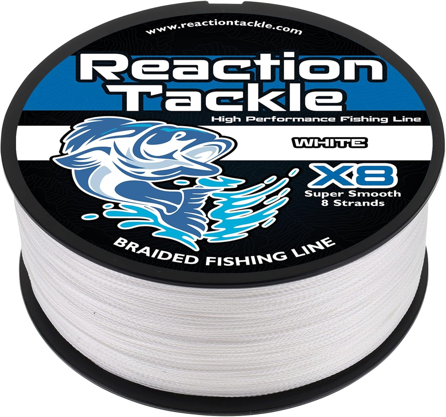 Reaction Tackle Braided Fishing Line - Pro Grade Power Performance for Saltwater or Freshwater Fish