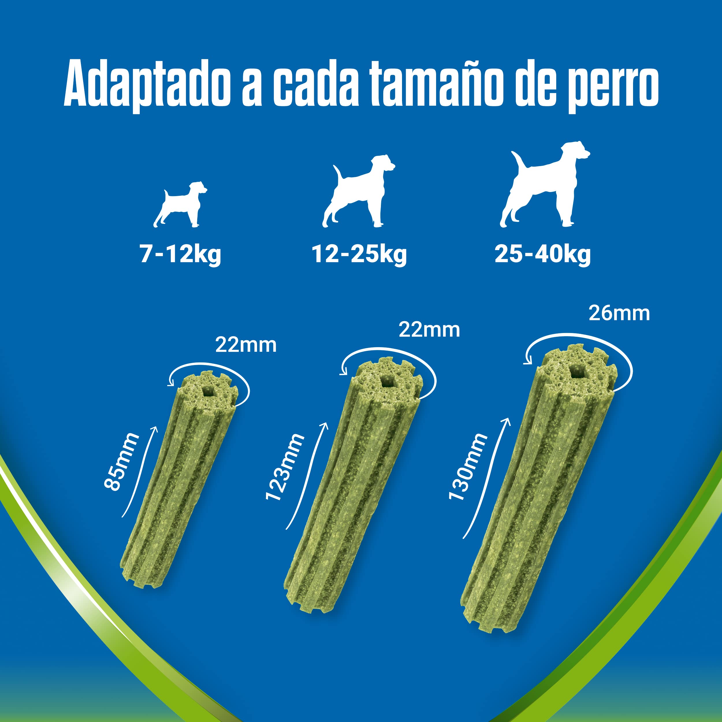 Dentalife Activfresh Small Lot de 6 sachets de 7 bâtonnets de friandises pour petit chien 42 bâtonnets