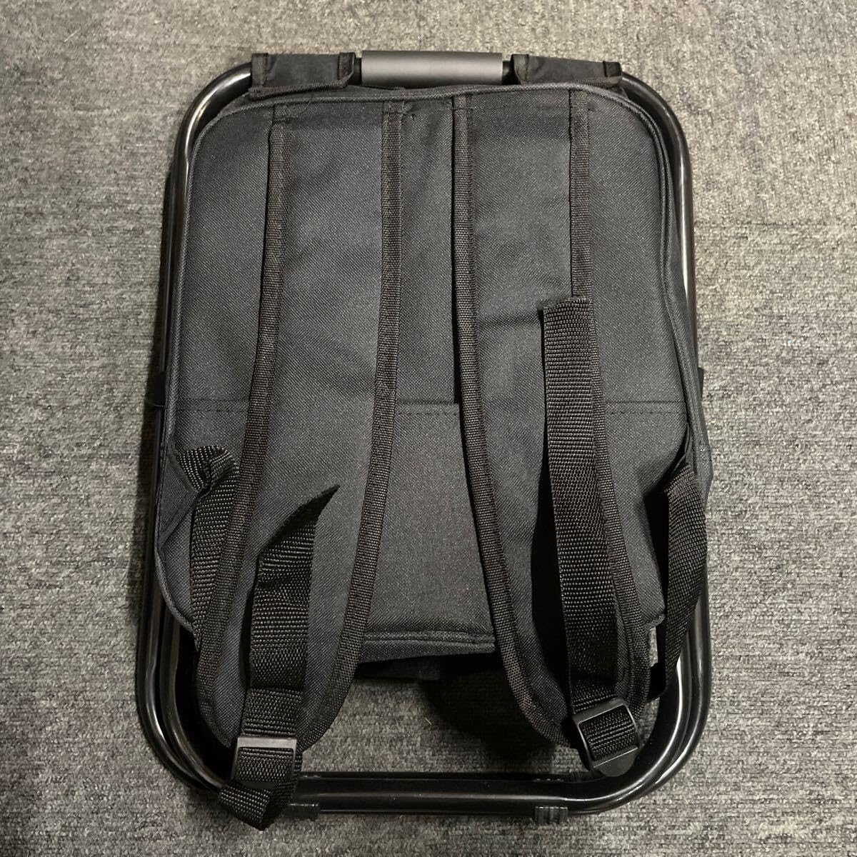 ハドソン　デイパックチェアー　折り畳み椅子付リュック　レア　非売品　ボンバーマン ハドソン デイパックチェアー 折り畳み椅子付リュック レア