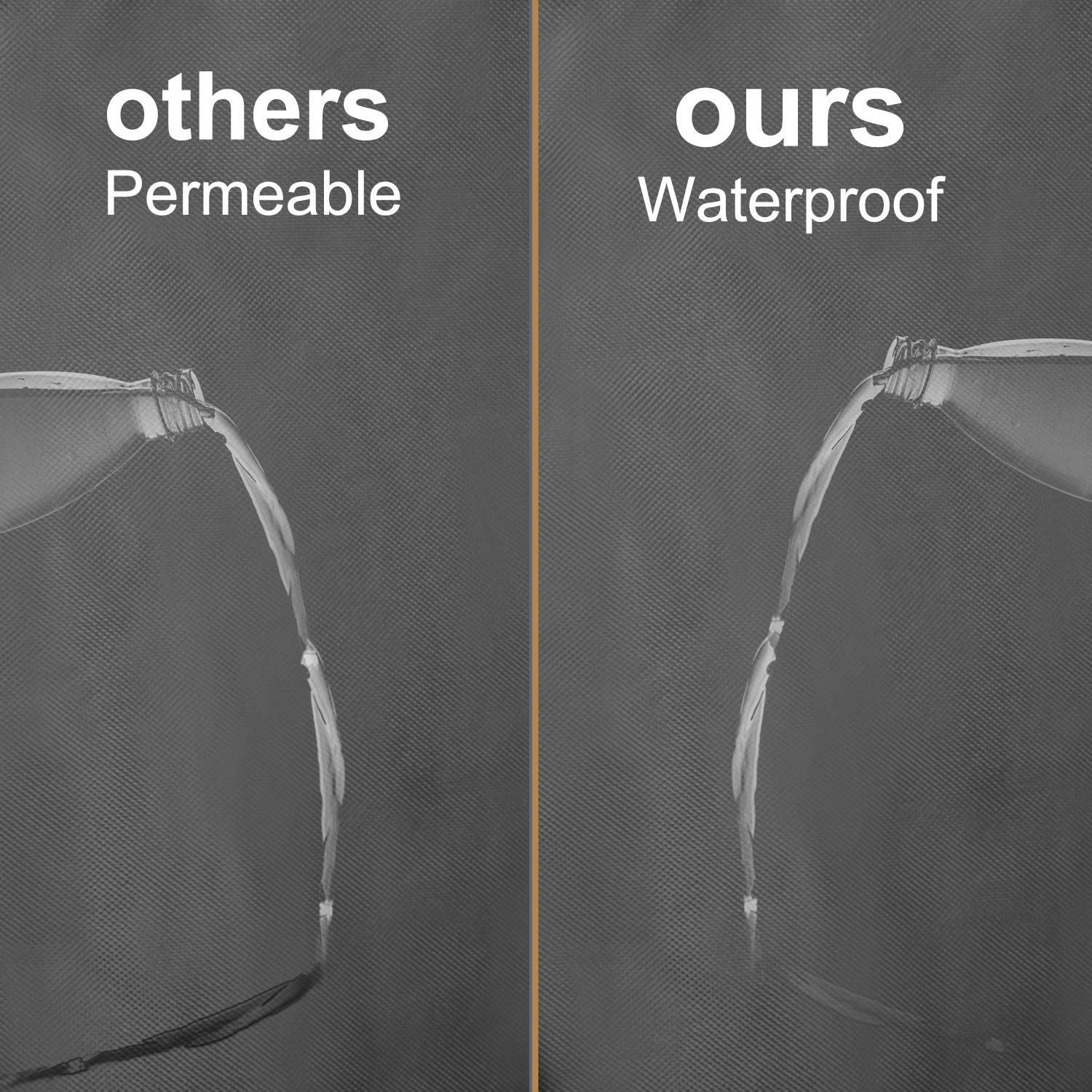 Covolo Patio Cooler Cart Cover Waterproof with Coating, Fits Most 80