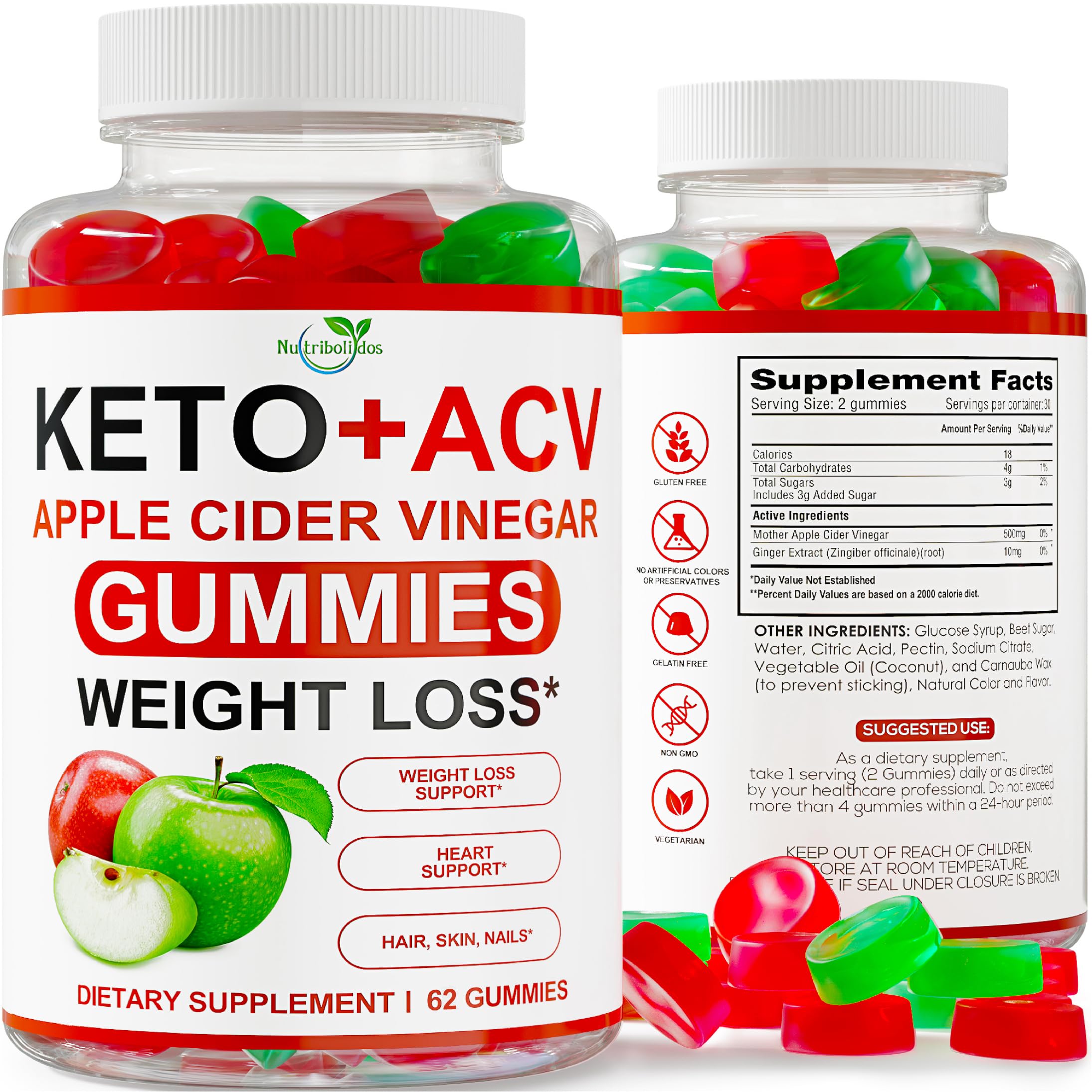 Nutribolidos Keto ACV Gummies
