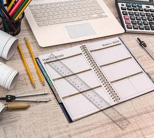 Miniatura 10 de Paquete de 4 reglas rectas de 6 pulgadas, regla de plástico transparente, adecuadas para herramientas de medición de dibujo de estudiantes, escuela