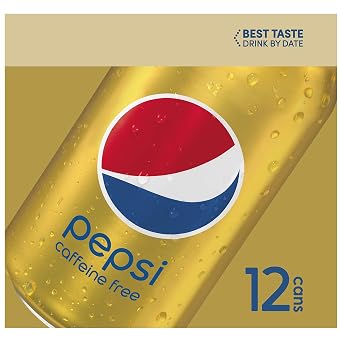 Pepsi Caffeine Free Cans, 12 Count, 12 fl oz Cans