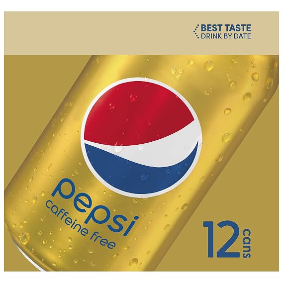 Pepsi Caffeine Free Cans, 12 Count, 12 fl oz Cans