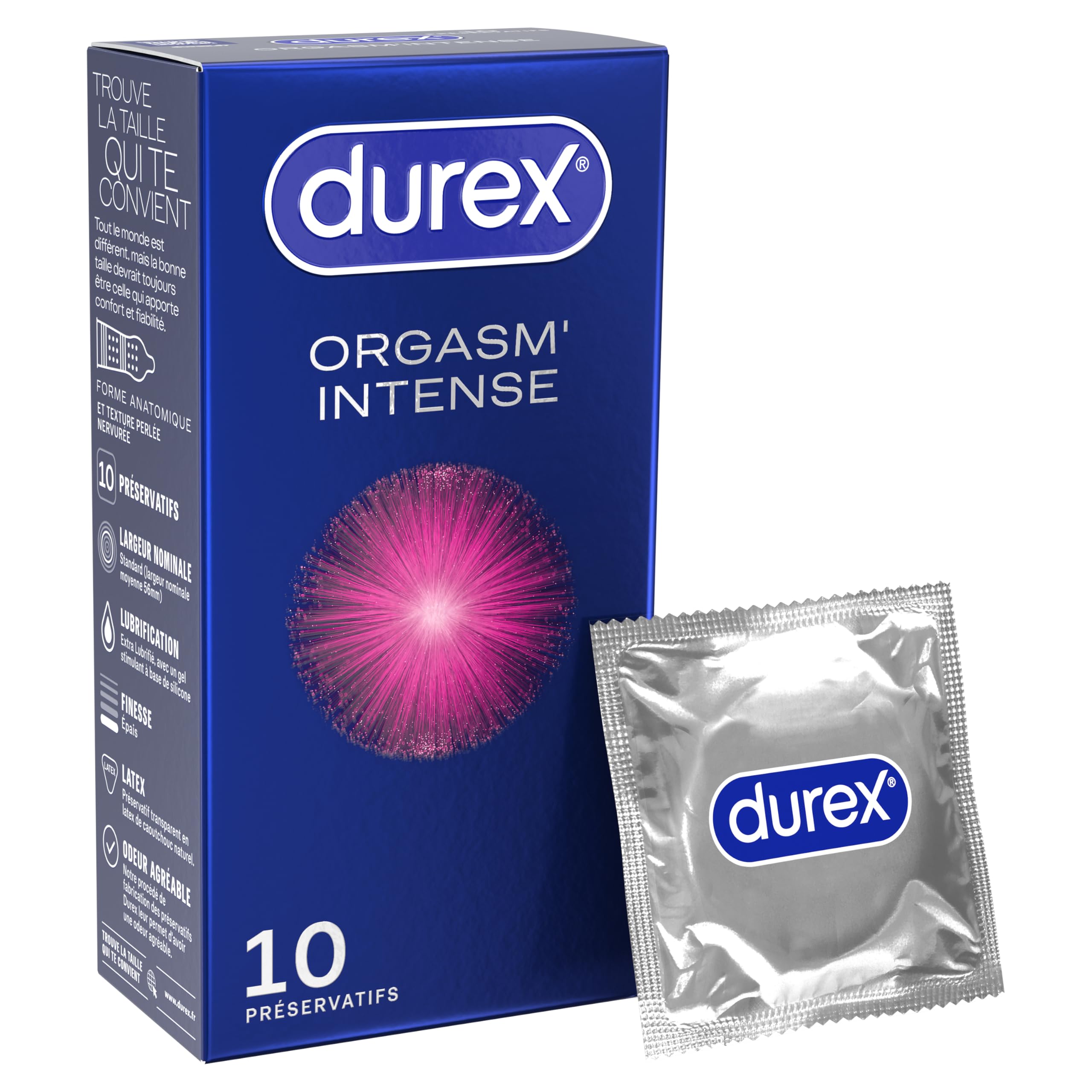 Durex Kondome Orgasm Intense - 10 Stück