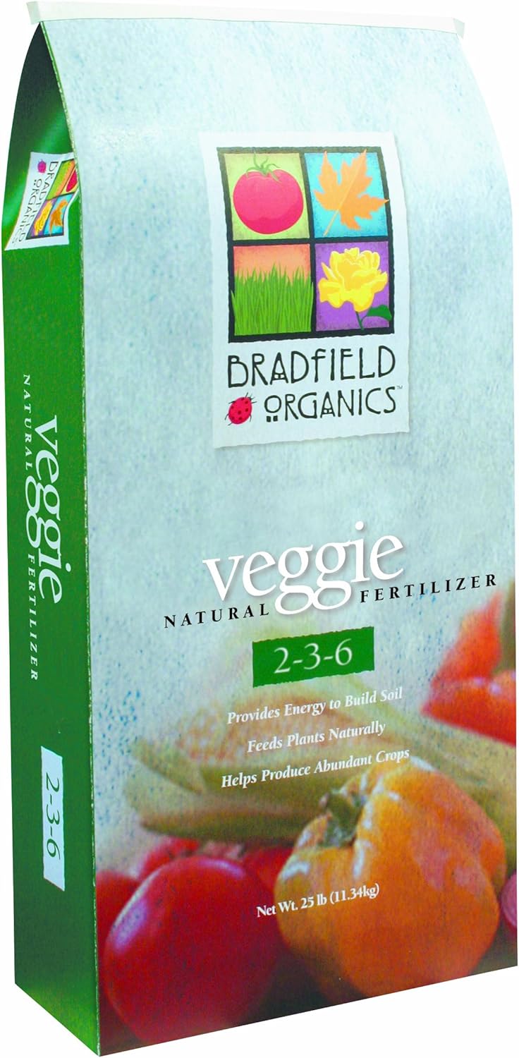 Bradfield Organics Veggie 236 Natural Fertilizer 25 lb