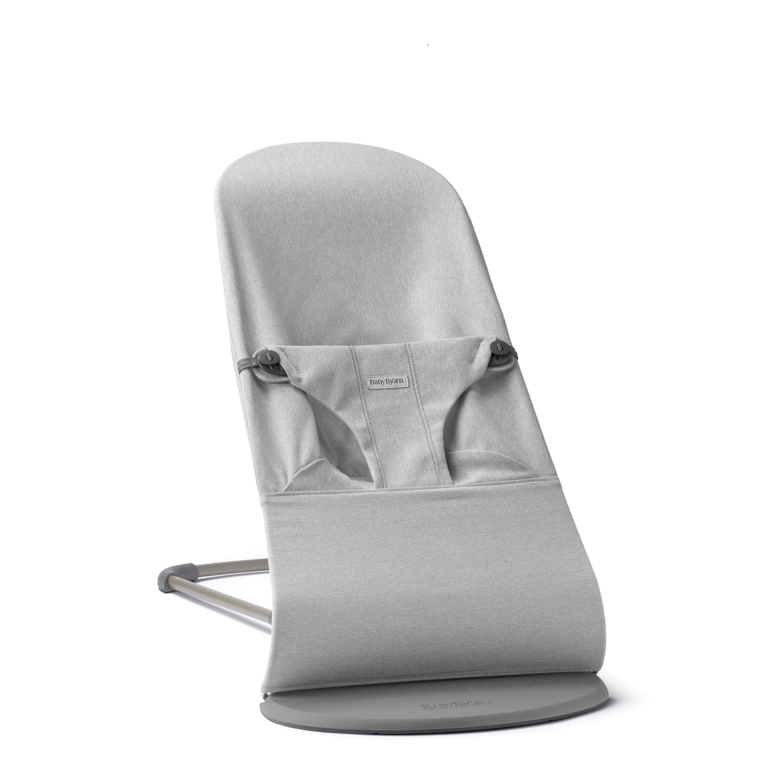 BabyBjörn Bouncer Bliss, tejido mélange, gris claro