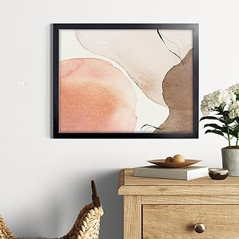 額絵　2枚セット Amazon.com - Annecy 17x22 Picture Frame Black（1 Pack）, 17