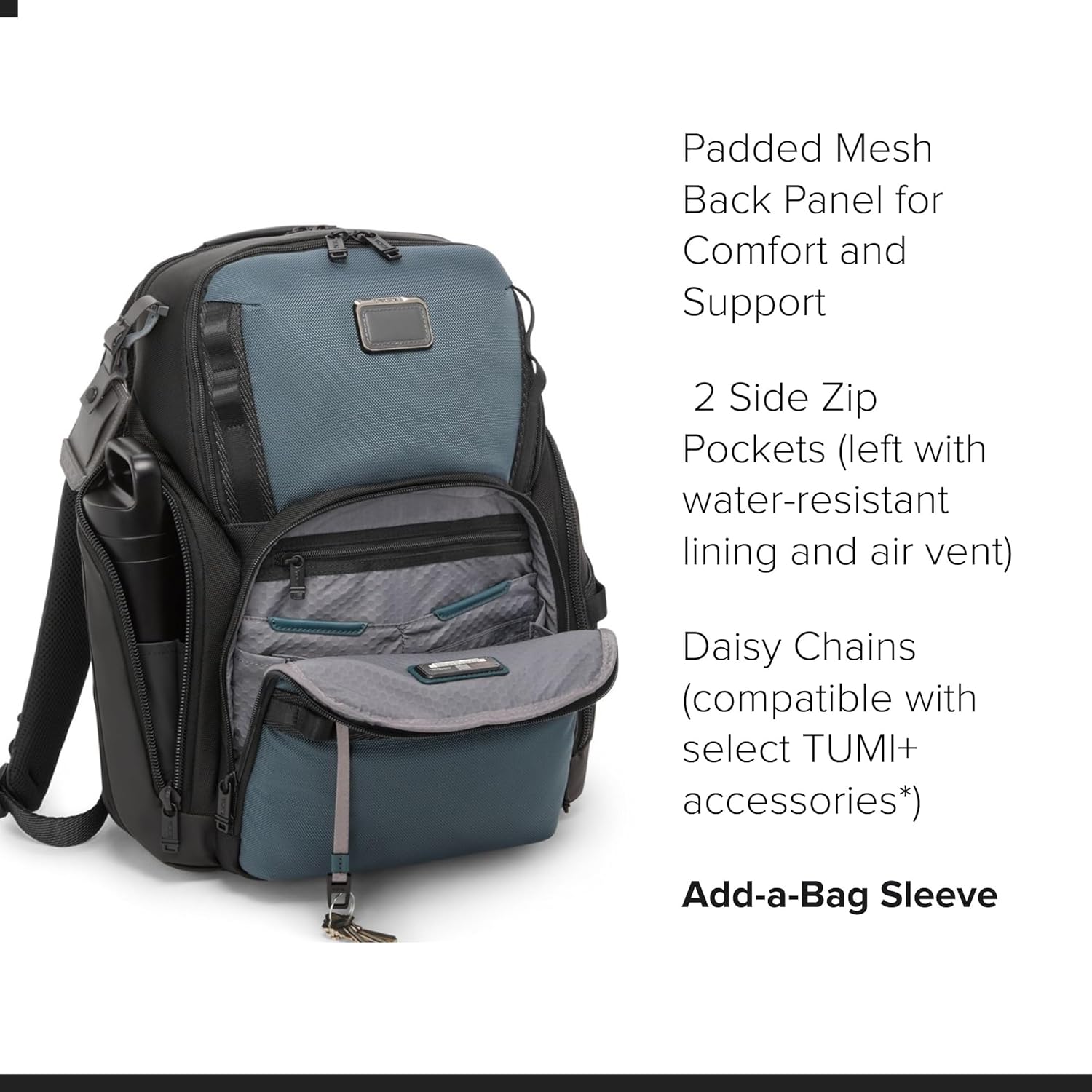 TUMI - Alpha Bravo Search Backpack - Laptop Backpack for Men & Women - Backpack for Work & Travel - 17.0" X 14.0" X 8.3" - Pavement