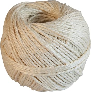 Windhager 06103 Sisal Garden Cord, Garden Cord, Parcel Tape, Craft Cord, Tying Yarn, Decorative Cord, 150 m x 2.5 mm, Natural