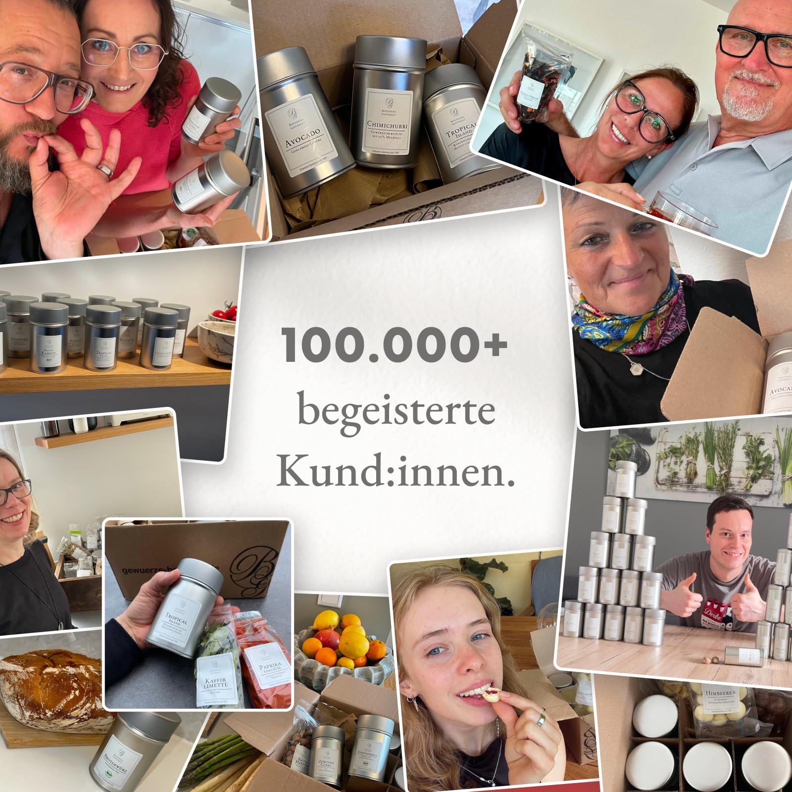 Boomers Gourmet - Bunter Pfeffer ganz – Pfeffermischung aus schwarzen, weißen, grünen und rosa Pfefferkörnern – aromatisch & hochwertig für Mühle und Mörser - Nachfüllpack - 100 g