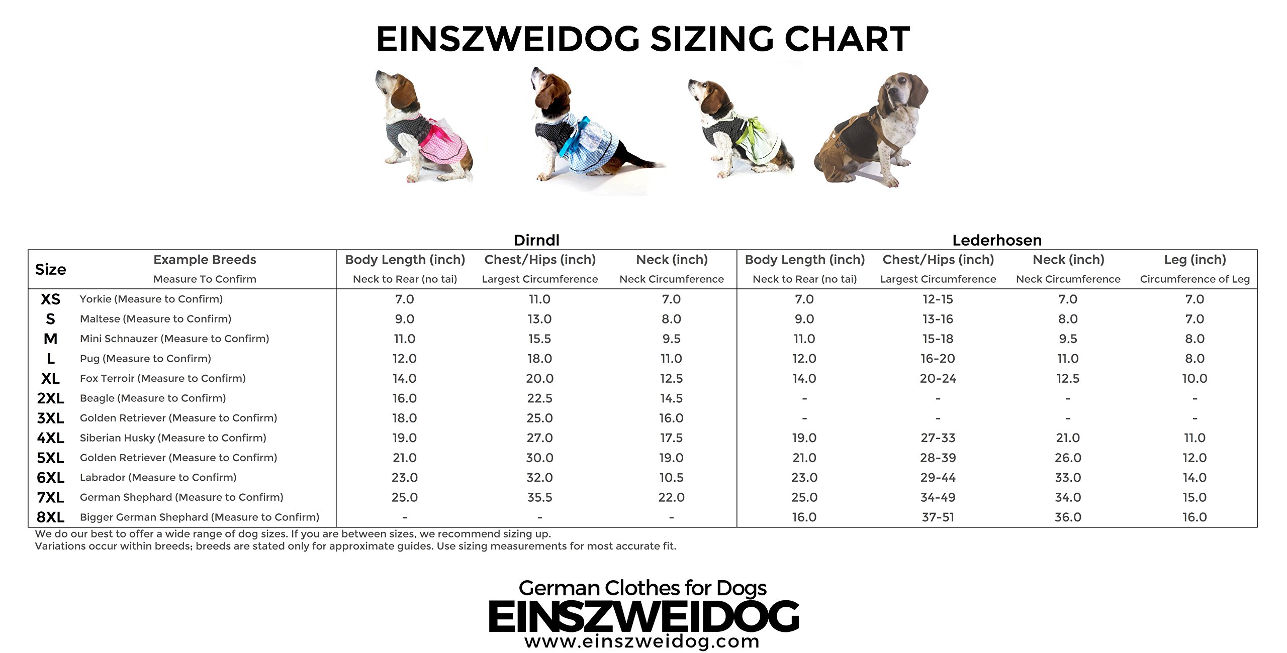 Oktoberfest Deutsche Hunde Lederhose, mehrere Größen (5XL)