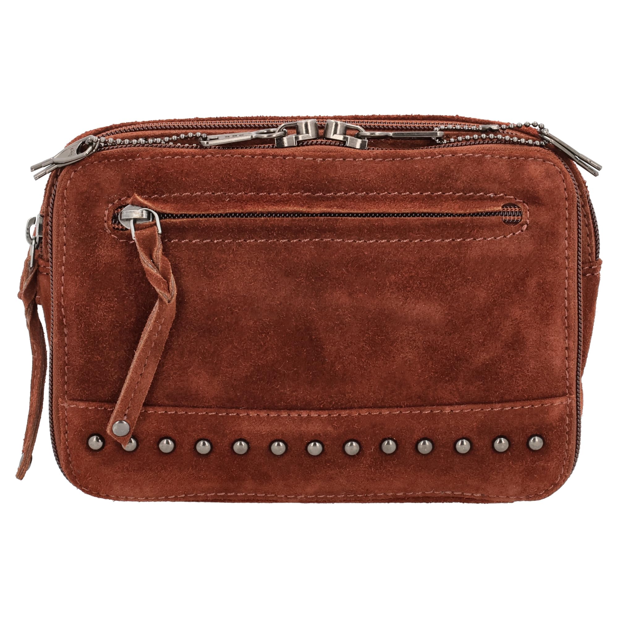 Kailey Concealed Self Defence Waist Bag by Lady Conceal - Buffalo or Suede Cowhide Leather, 3 Open Sides and YKK Locking Zippers with Universal