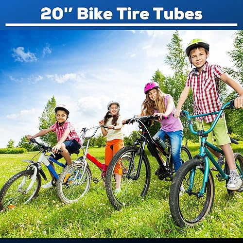 Miniatura 7 de Corki Cycles - Tubos de bicicleta de 20 pulgadas, goma butílica, paquete de 2 unidades para 1.35 1.5 1.75 1.95 2.0 2.1 2.125 2.25 2.3 2.35 2.4 3.5