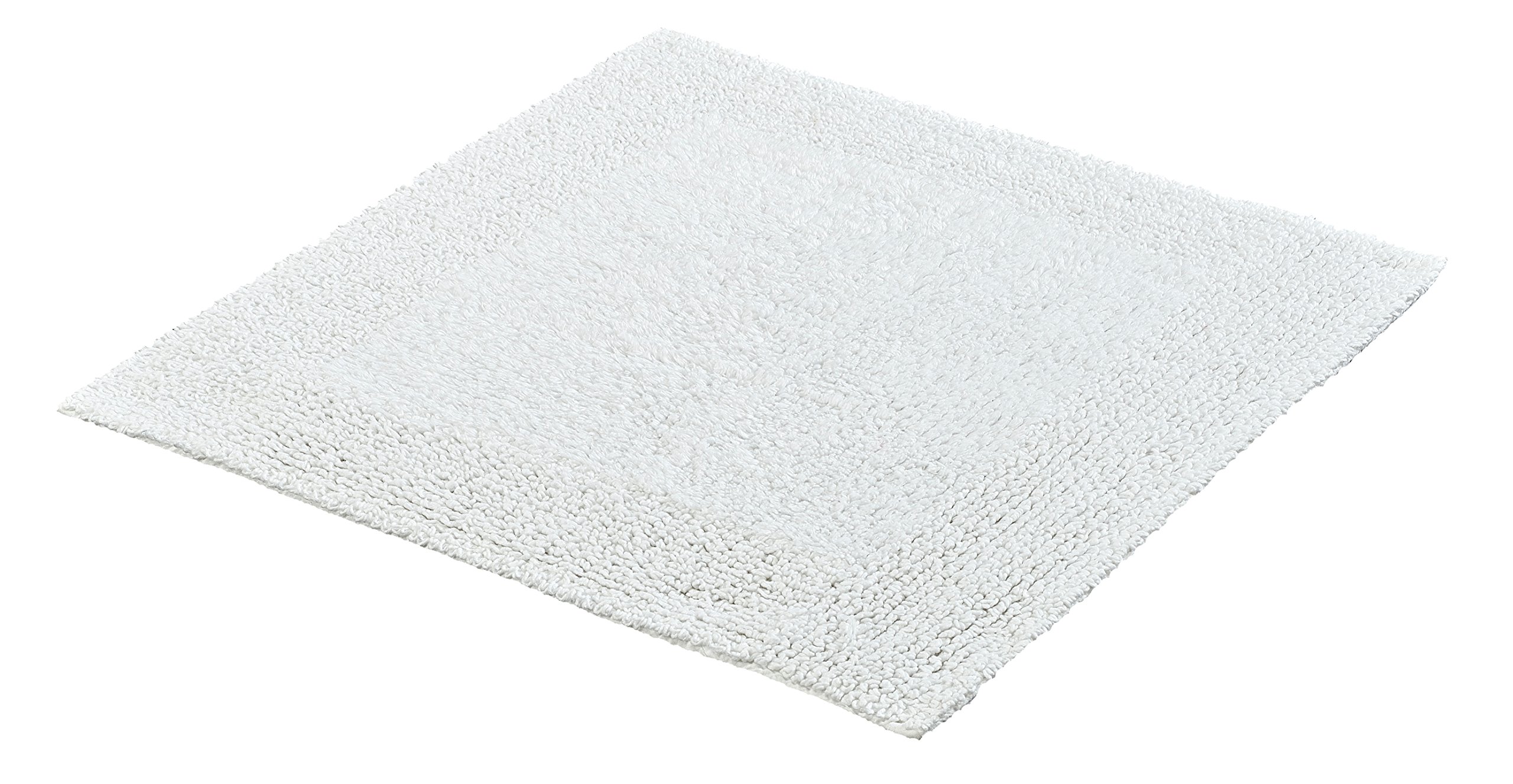 Kleine Wolke Bath mat, Cotton, Snow White, 50 x 50 cm (Quadratisch)