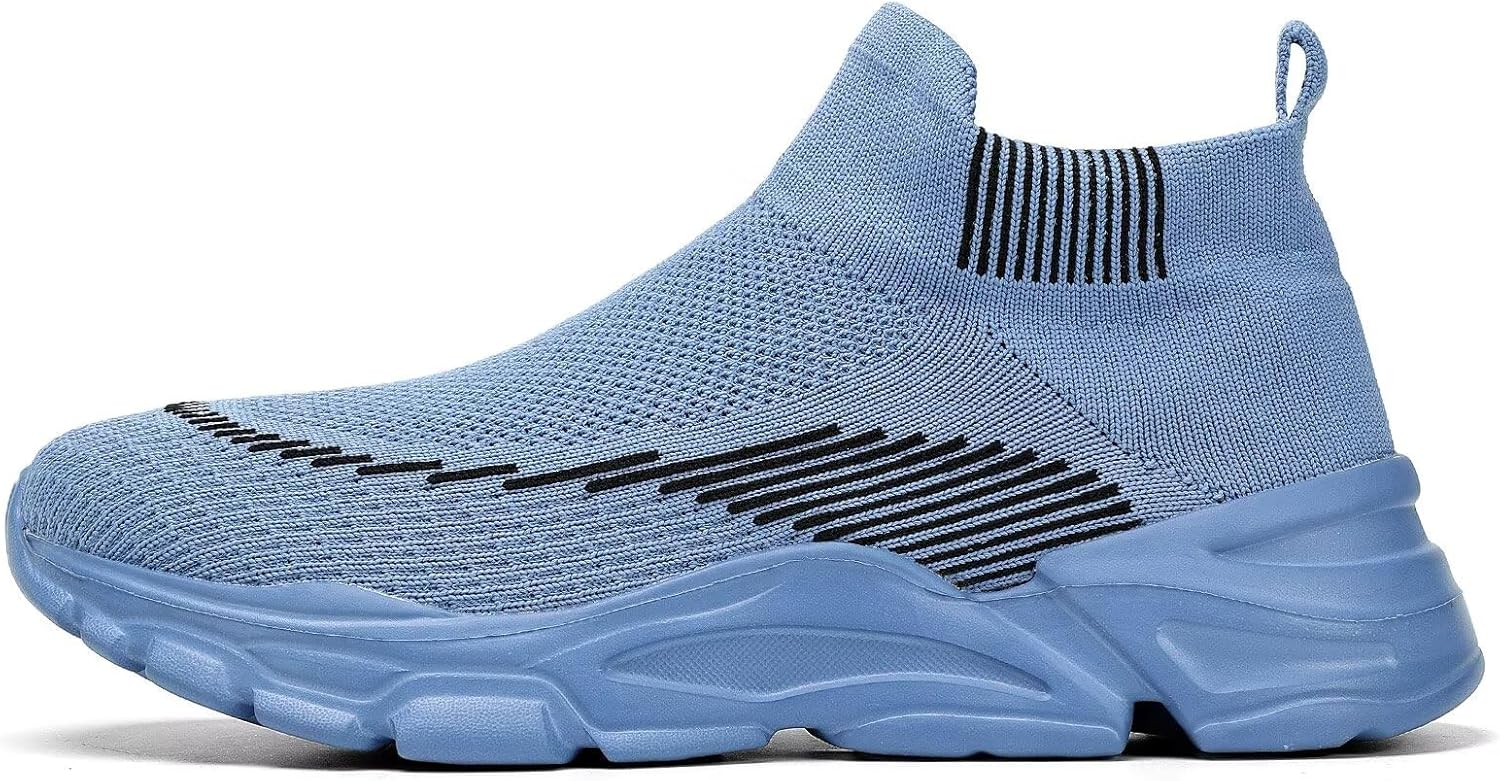 Men's Slip On Walking Shoes Running Comfortable Tennis Breathable Lightweight Non Slip Athletic Gym Workout Casual Fashion Sneakers - Image 3