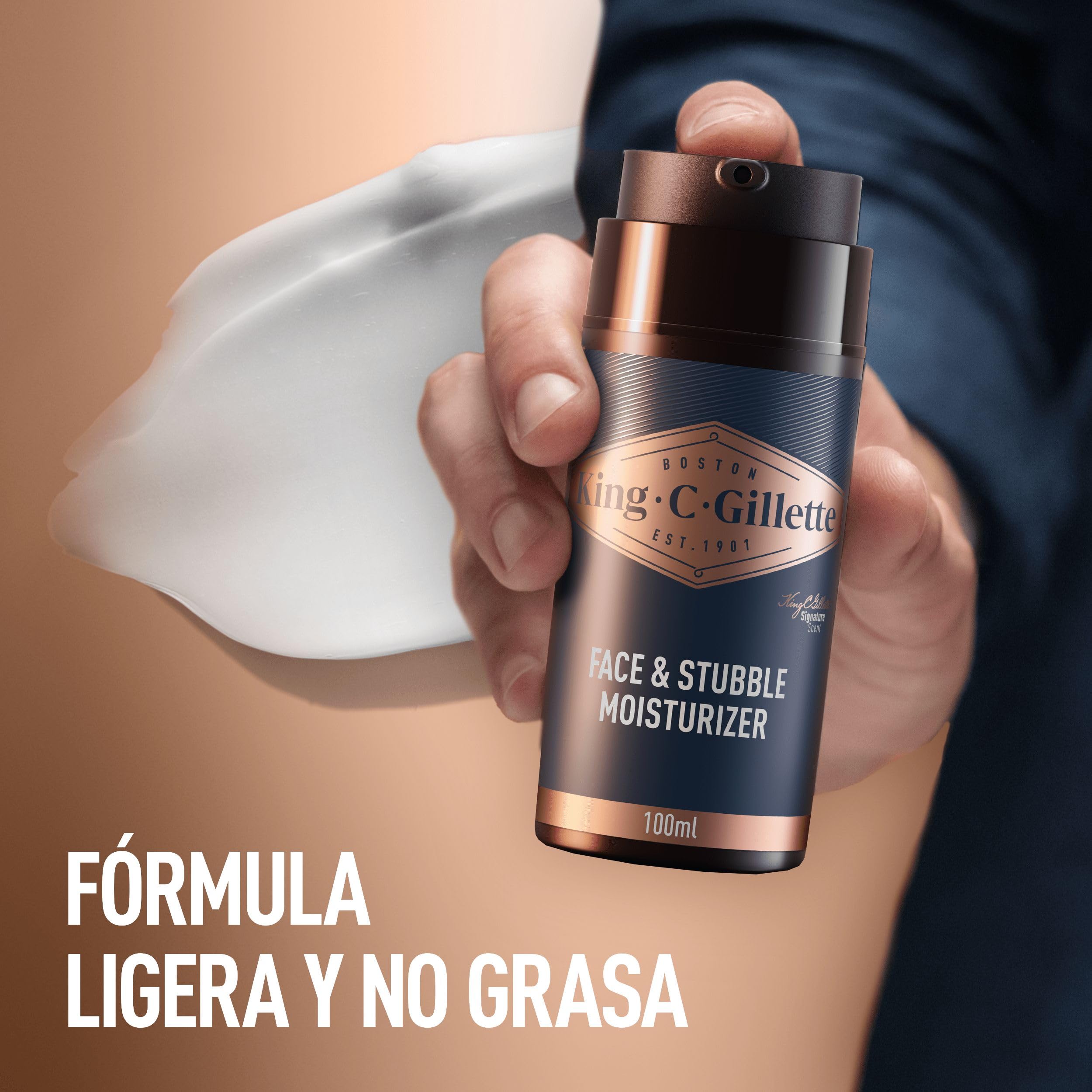 King C. Gillette Kit De Regalo Stubble, Incluye Recortadora De Barba Style Master, 4 Peines Y Crema Hidratante Para Rostro Y Barba De 3 Días