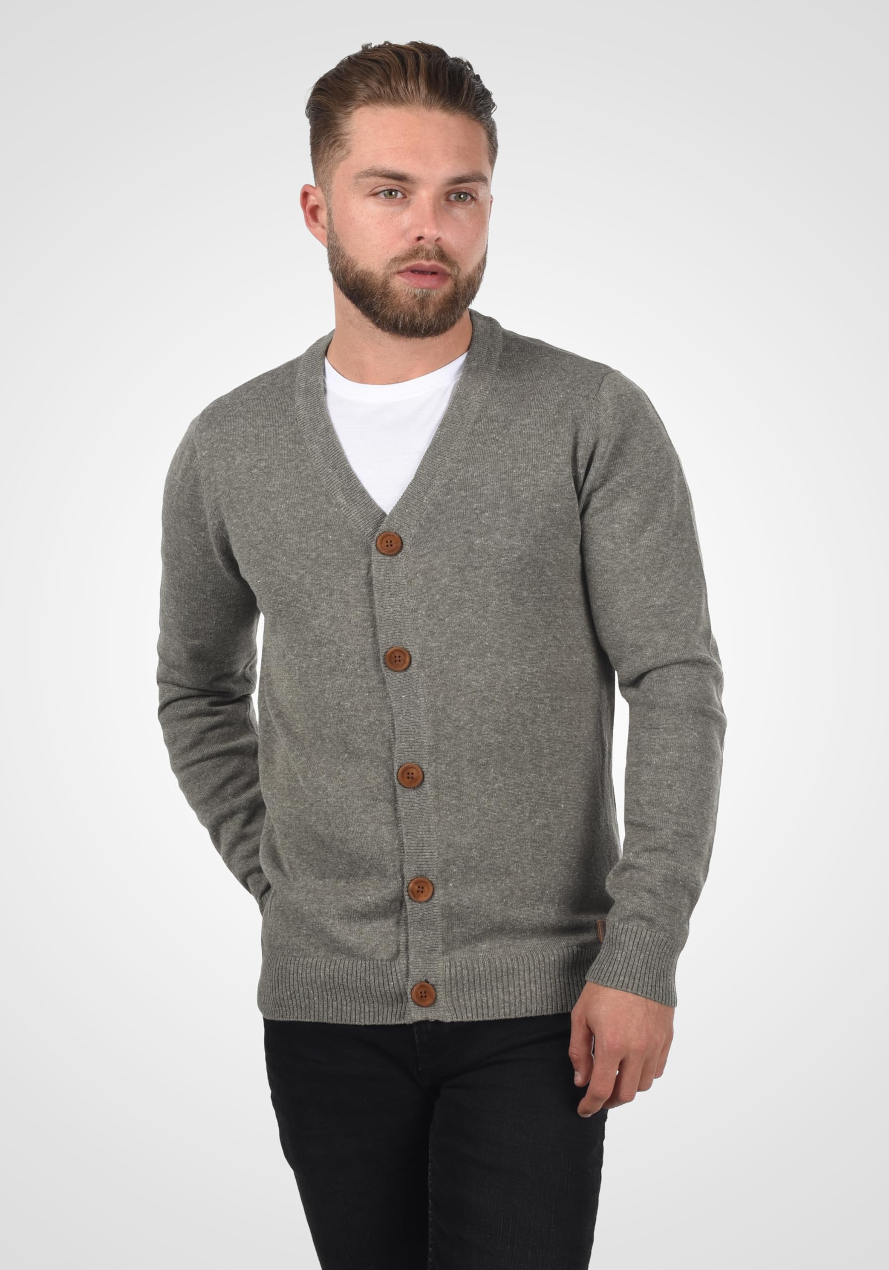 Blend BHLennard Herren Strickjacke Cardigan Feinstrick