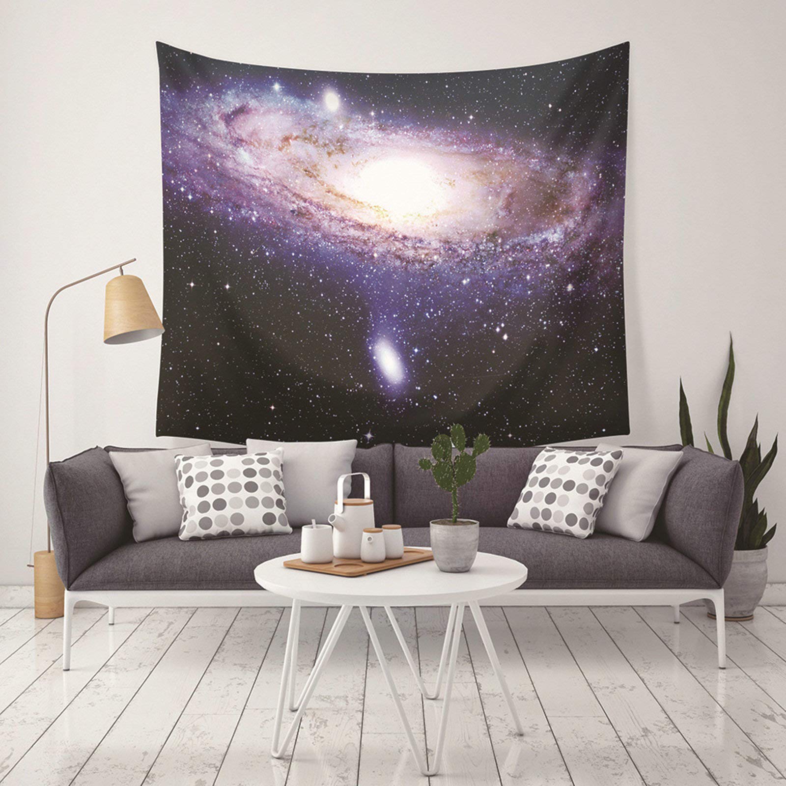 Tapiz de galaxia KnSam para decorar un dormitorio adolescente moderno y relajante