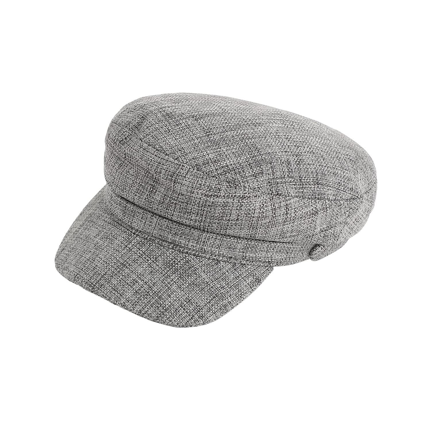 French Accent Men Solid Grey Bretan Cap for Outdoor Everyday Wear | UV Protection | Lightweight | | Quick-Drying | Fashion Casual Headwear Accessories for Men and Boys (2011)-picture-11