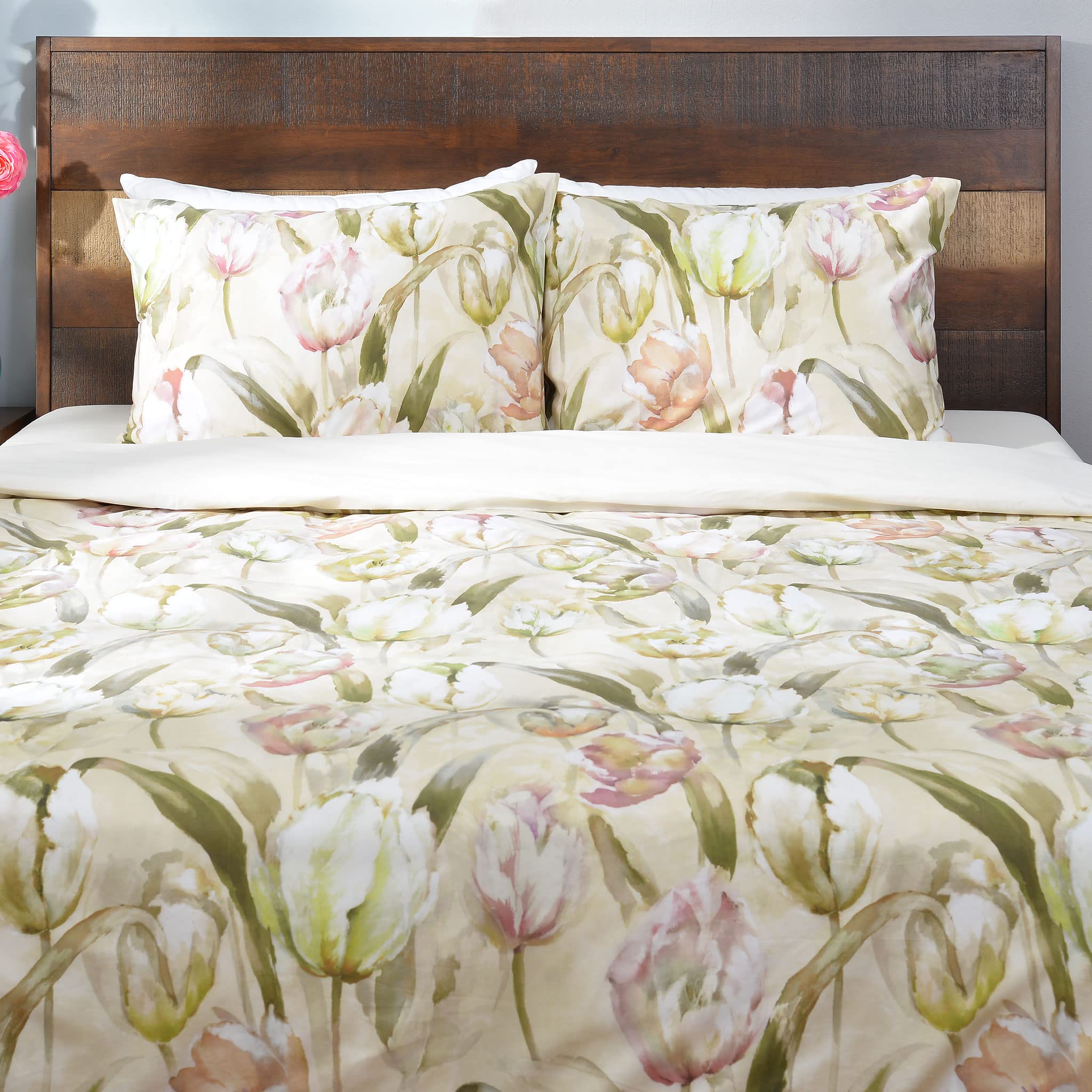 Deco Mex ZANETI II Single Bedding Bed Linen Set 4 Pieces 200 x 220 cm Multi-Coloured