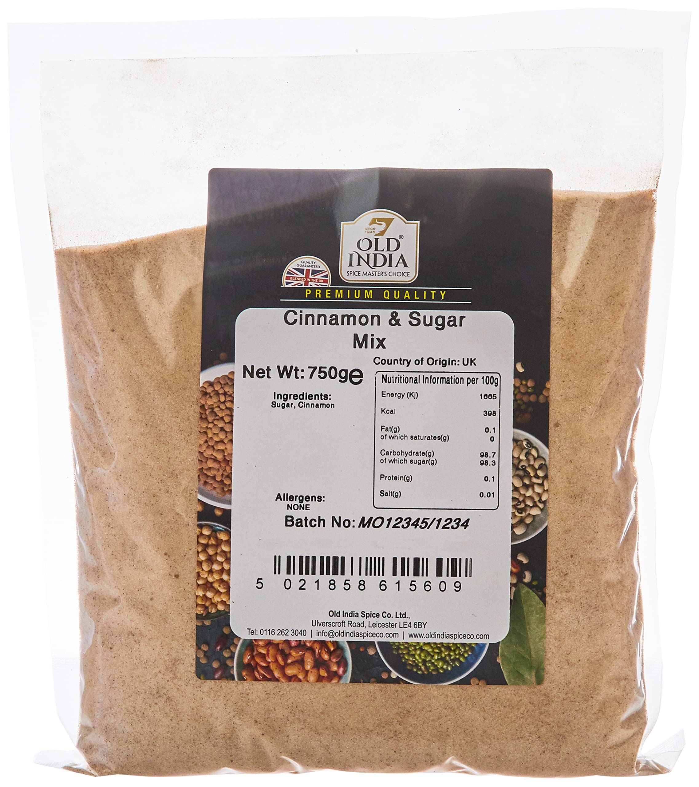 Old India Cinnamon & Sugar Mix 750g
