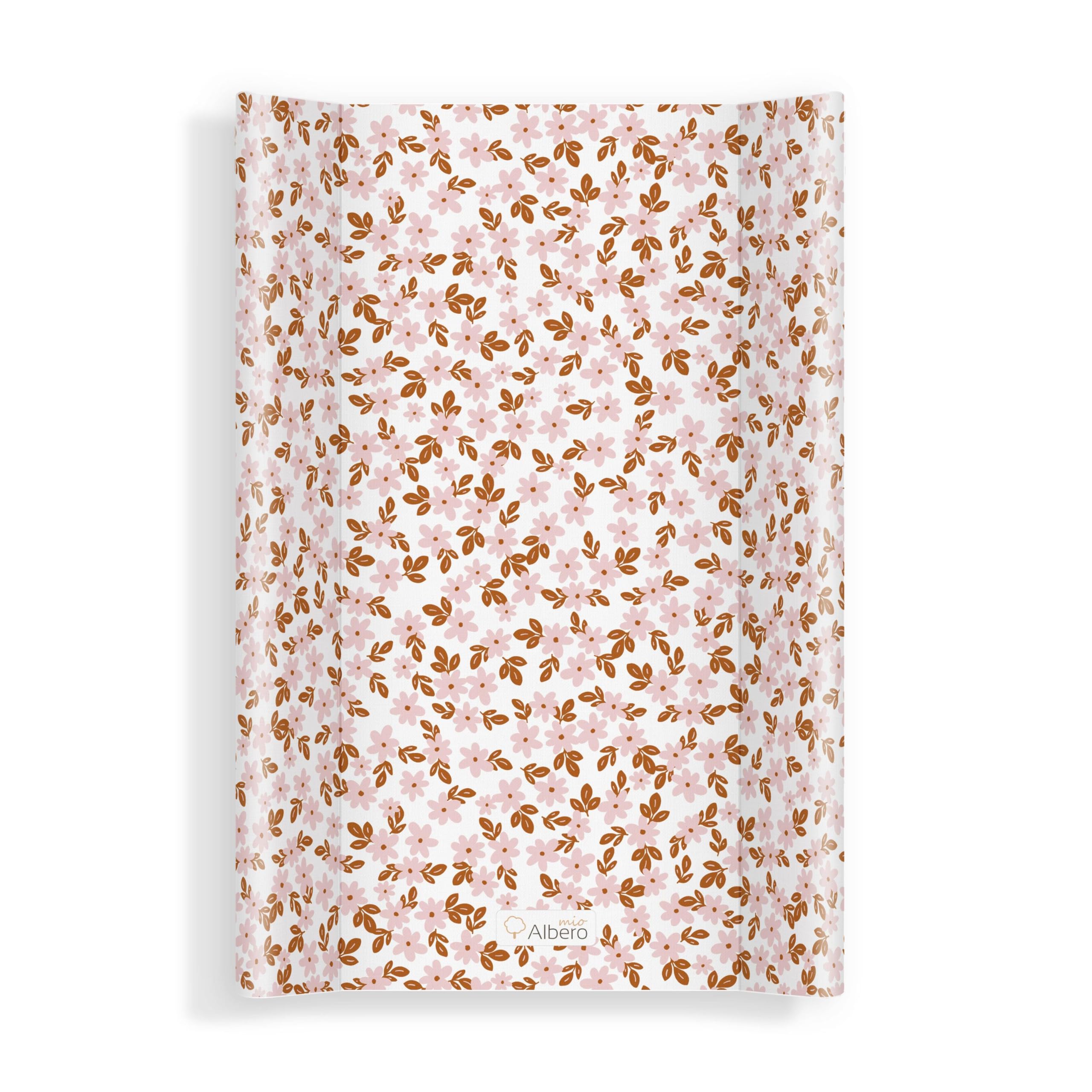 Comodo e pratico, fasciatoio, 2 cunei, fasciatoio, fasciatoio, per culla 70 x 47 cm, lavabile PT70 CP1, fiori retrò