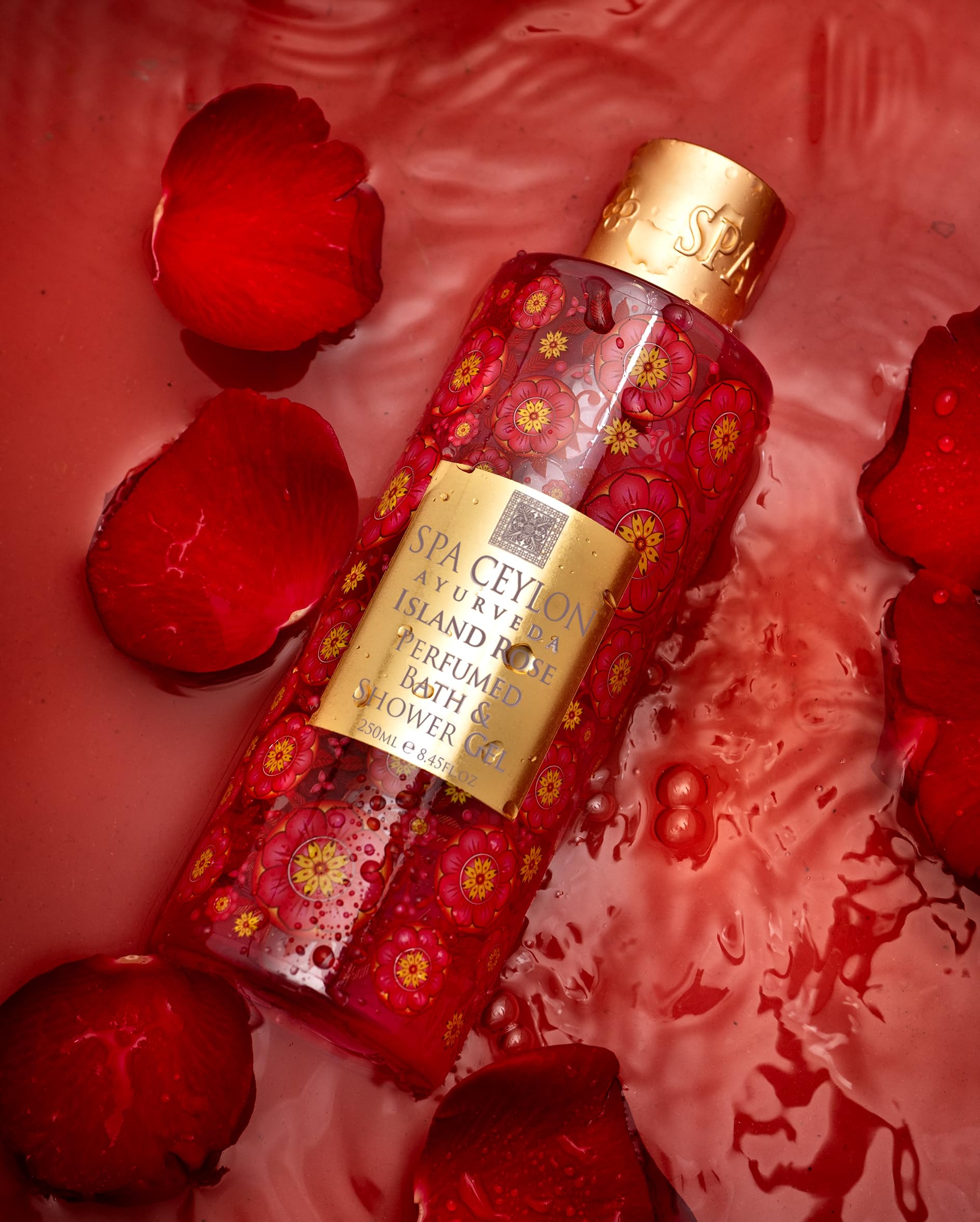 SPA CEYLON Island Rose Perfumed Bath & Shower Gel | Natural Body Wash | Foaming Gel | Moisturizing Body Cleanser | Paraben, Sulphate & Fragrance-Free | For All Skin Types product image 2