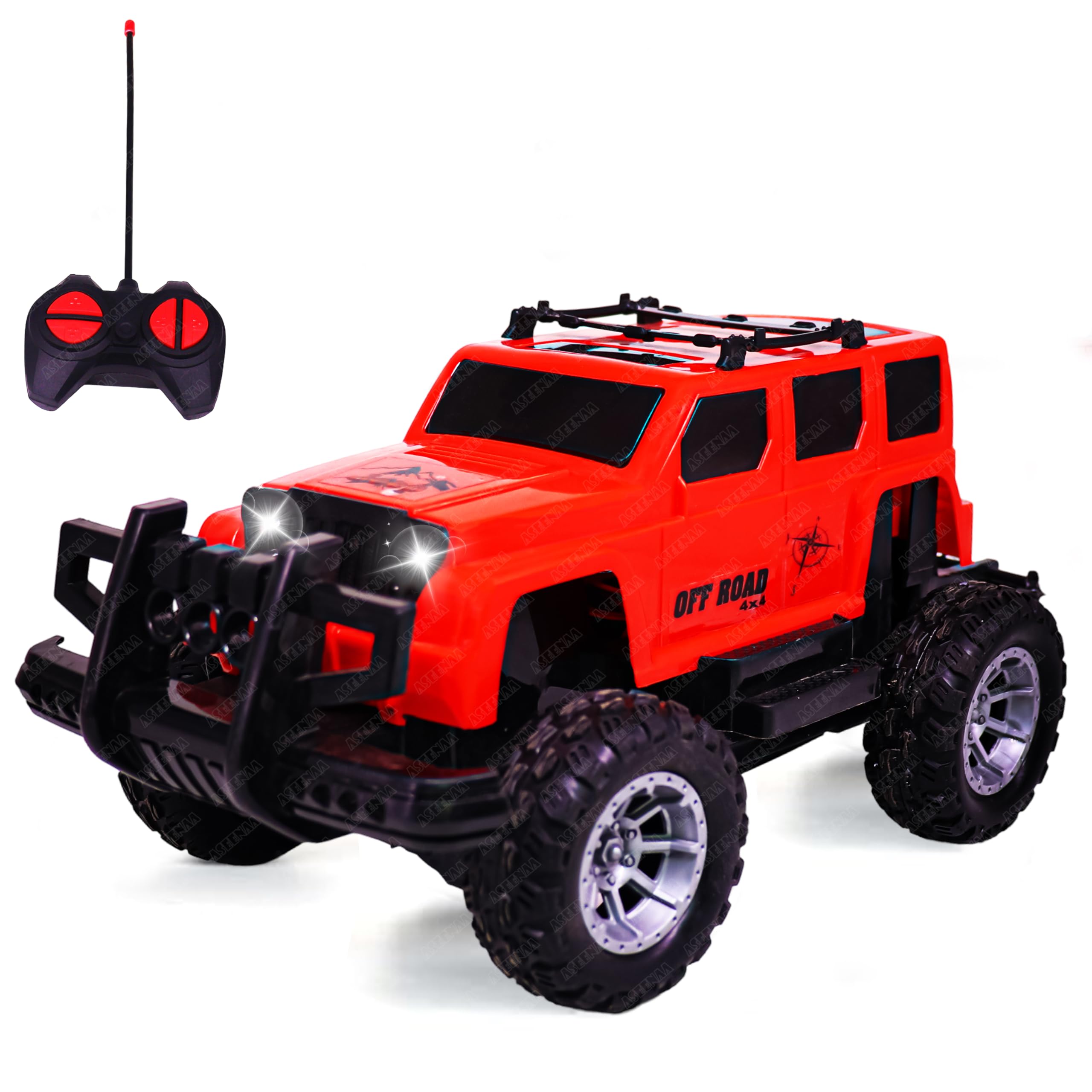 Aseenaa 2.4G 4x4 Remote Control RC High Speed Power Monster Truck Toy Racing Car for Boys Girls and Kids | Yellow Colour | Set of 1 (Yellow) (B0D8TJGXY6) Amazon Price History, Amazon Price Tracker