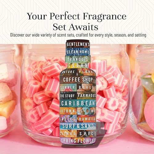 Miniatura 71 de Juego Floral de 6 aceites aromáticos de alta calidad de violeta, jazmín, rosa, lila, fresia, gardenia, 0.33 fl oz (10 ml)