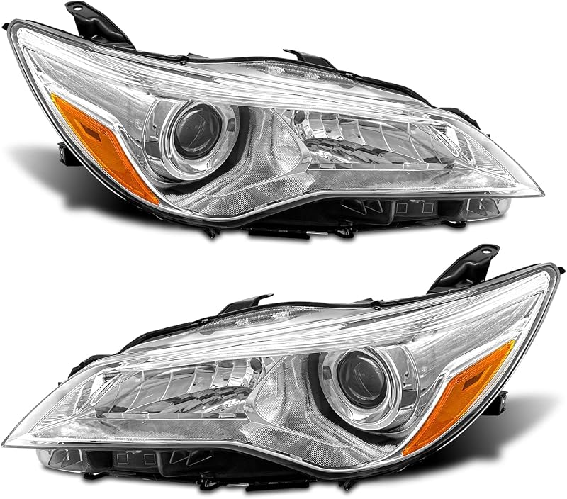 Conjunto de faróis halógenos ADCARLIGHTS para Toyota Camry 2015 a 2017 – Sem lâmpadas, par