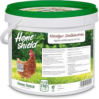 Home Shield Kieselgur für Hühner - Kieselgur-Pulver Hygieneprodukt für Tiere in Stall, Haus & Garten - Ideal für den Hühne...