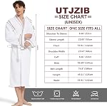 Men's Robe,Pure Cotton Robe for Men,Absorbent Bathrobe,Luxurious Terry Cloth Bathrobe with Shawl Collar