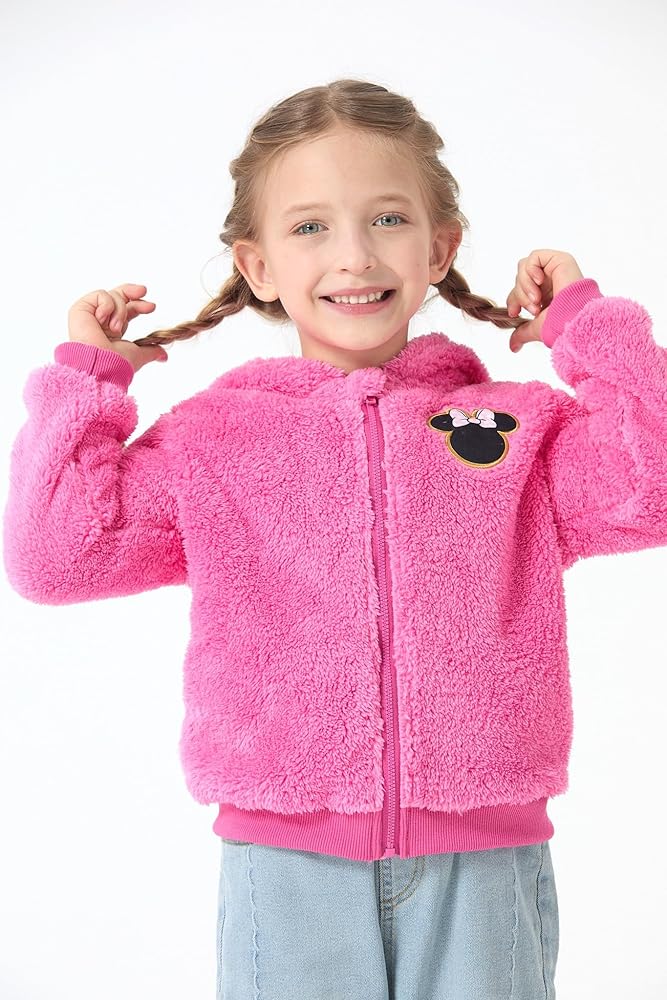 Amazon.com: Disney Minnie Mouse Toddler Girl Fleece Jacket Hot