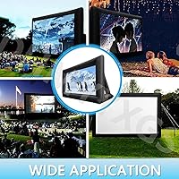 Vista 6 de Large Blow up Screens Projection,Inflatable Movie Projector Screen, Indoor Outdoor Projector Screen,for Front and Rear Projection Home Theater