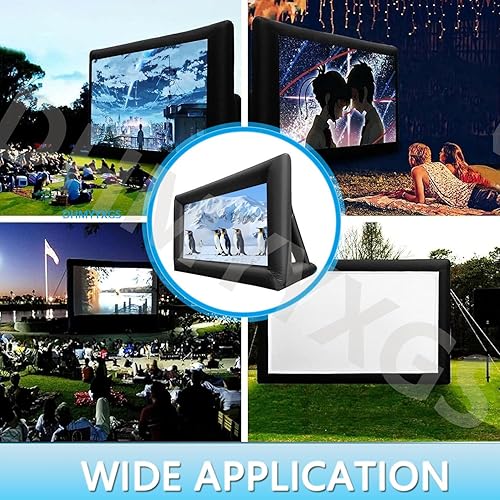 Miniatura 7 de Inflatable Movie Projector Screen,Inflatable Movie Screen Outdoor Theater Blow Up,Large Blow up Screens Front Rear Projection,for Backyard Movie