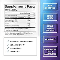 Vista 2 de 200 mg 5-HTP Elite con extracto de raíz de kava, magnesio y SAM-e para mantener un sueño normal y saludable y crear una sensación de bienestar