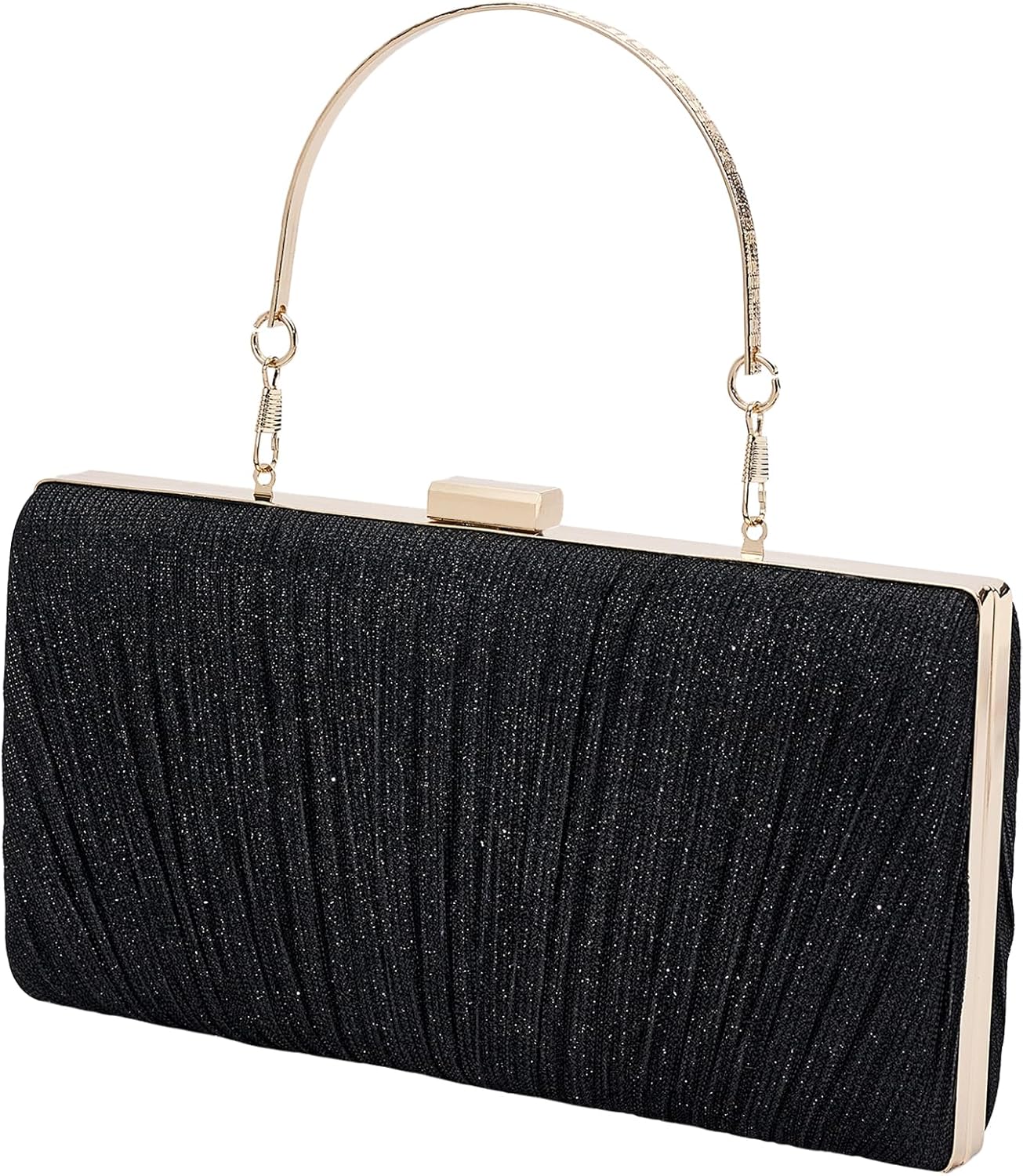 MR Clutch Purses for Women Pleated Wedding Clutch Evening Handbags Party Prom Purse