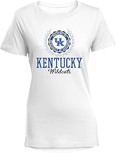 NCAA Kentucky Wildcats Women's Perfect Crewneck Tee, Large, White