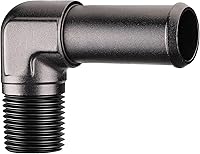 Vista 27 de EVIL ENERGY Adaptador de Conexión de Púa de Manguera 1/2" NPT Macho a 1/2" 45 Grados de Aluminio Negro