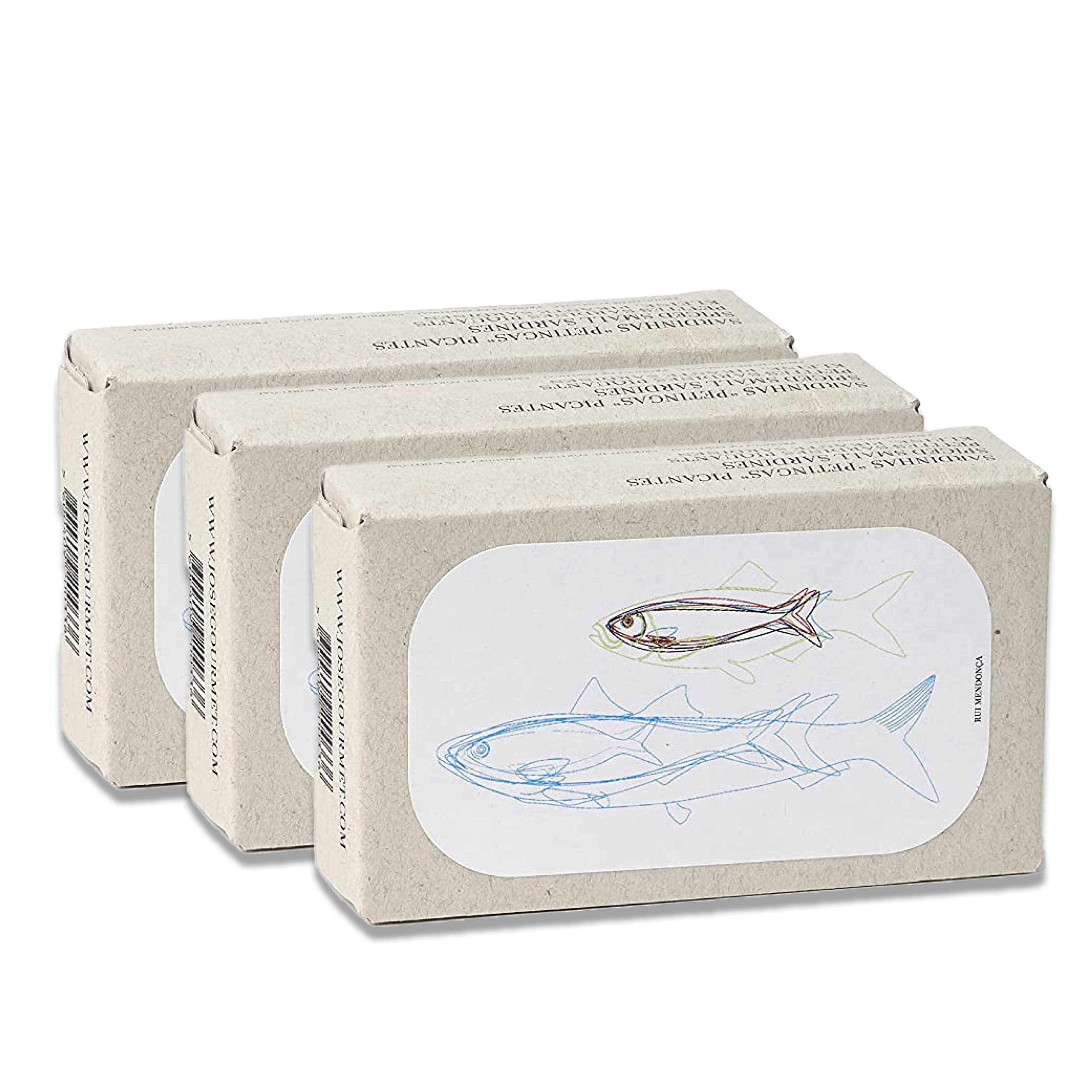 JOSE GourmetSpiced Small Sardines, 90g 3-Pack