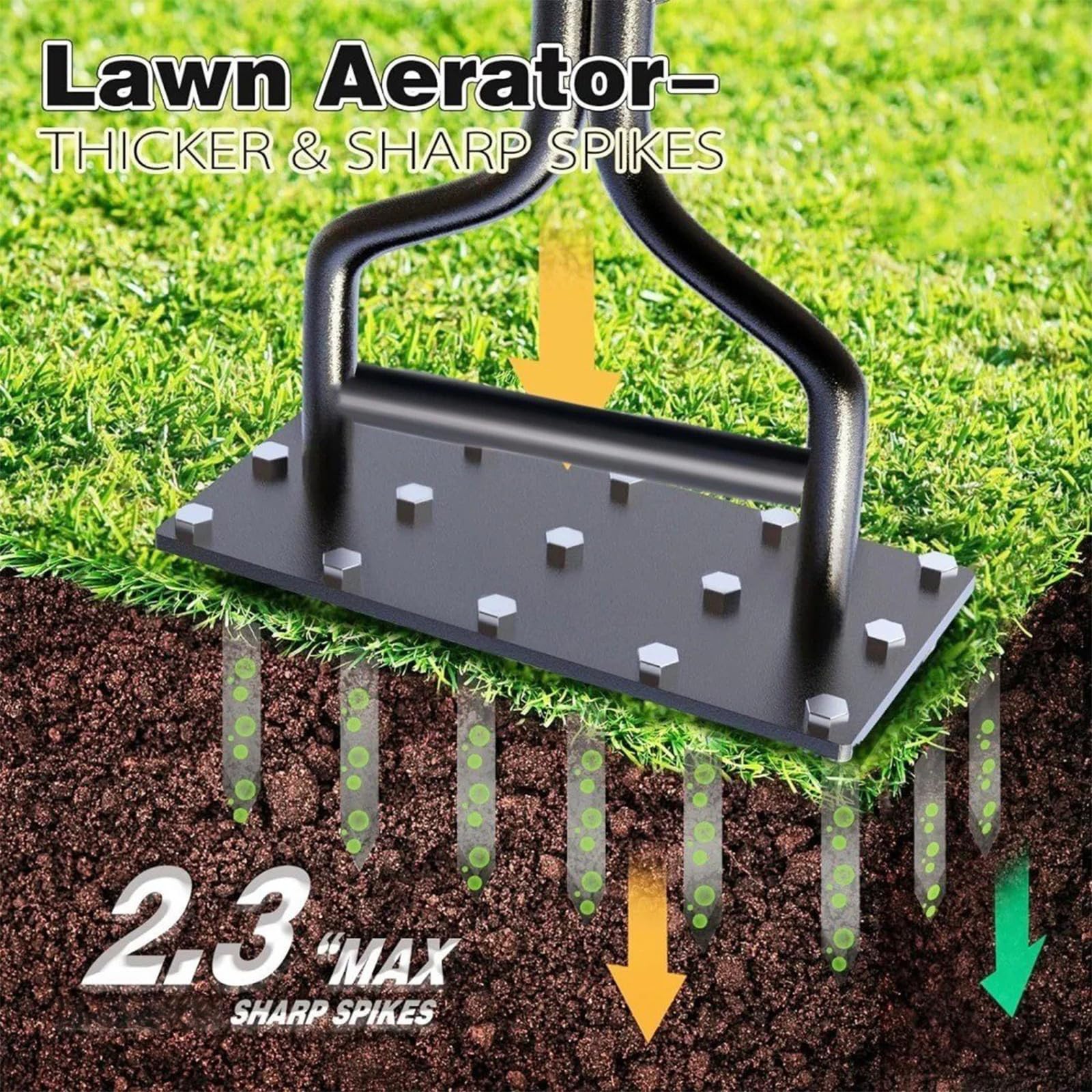 Herramienta de perforación manual de alta resistencia para aflojar el suelo, para exteriores, patio, repuesto para mantenimiento de jardines