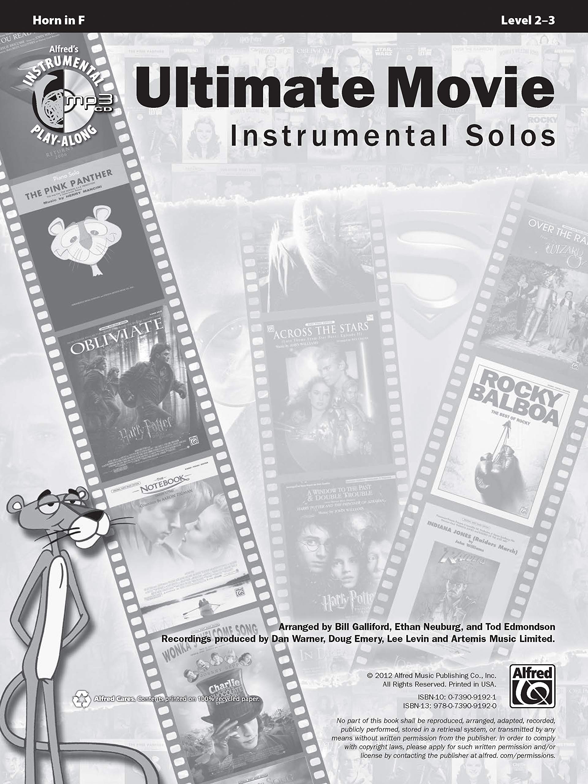 Ultimate Movie Inst Solos Fh (with CD) --- Cor/Piano --- Alfred Publishing