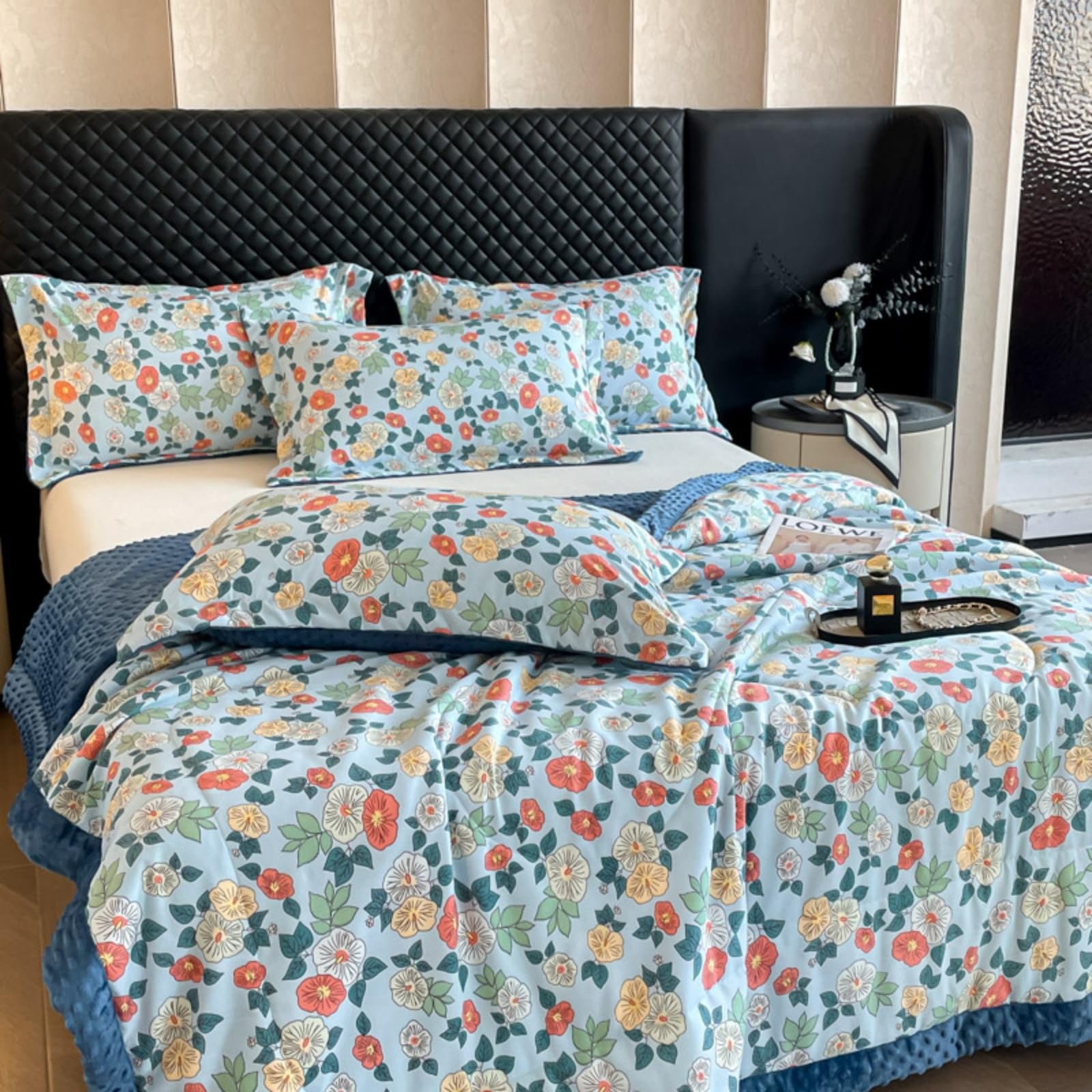 Odot Edredón Sin Funda 2.5 TOG Single A King (Estilo Floral 10,200x230cm)
