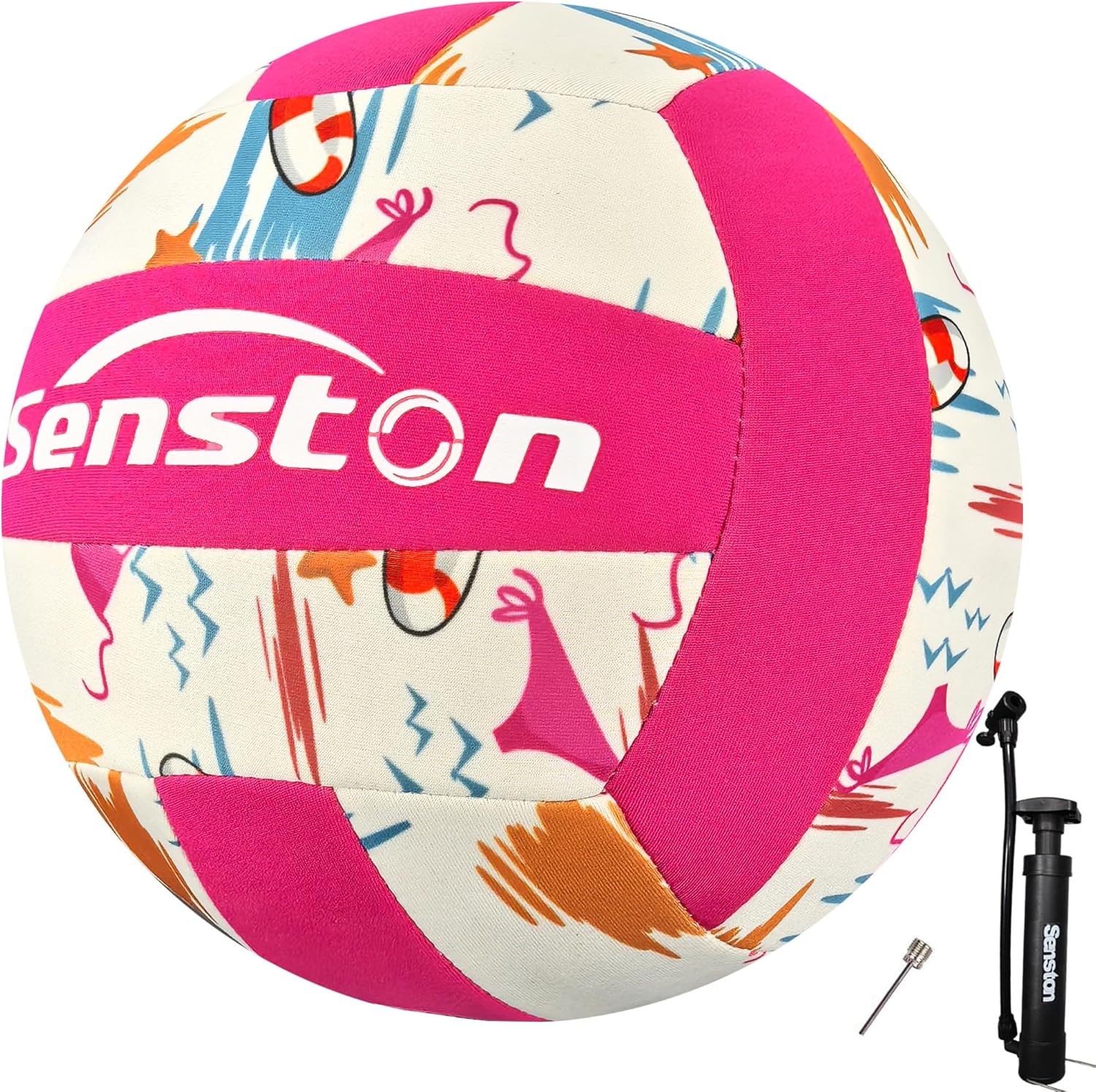 Senston Indoor Volleyball for Home & Beach - The Original Gentle Lightweight Design - Perfect for Beginners and Volleyball Fan