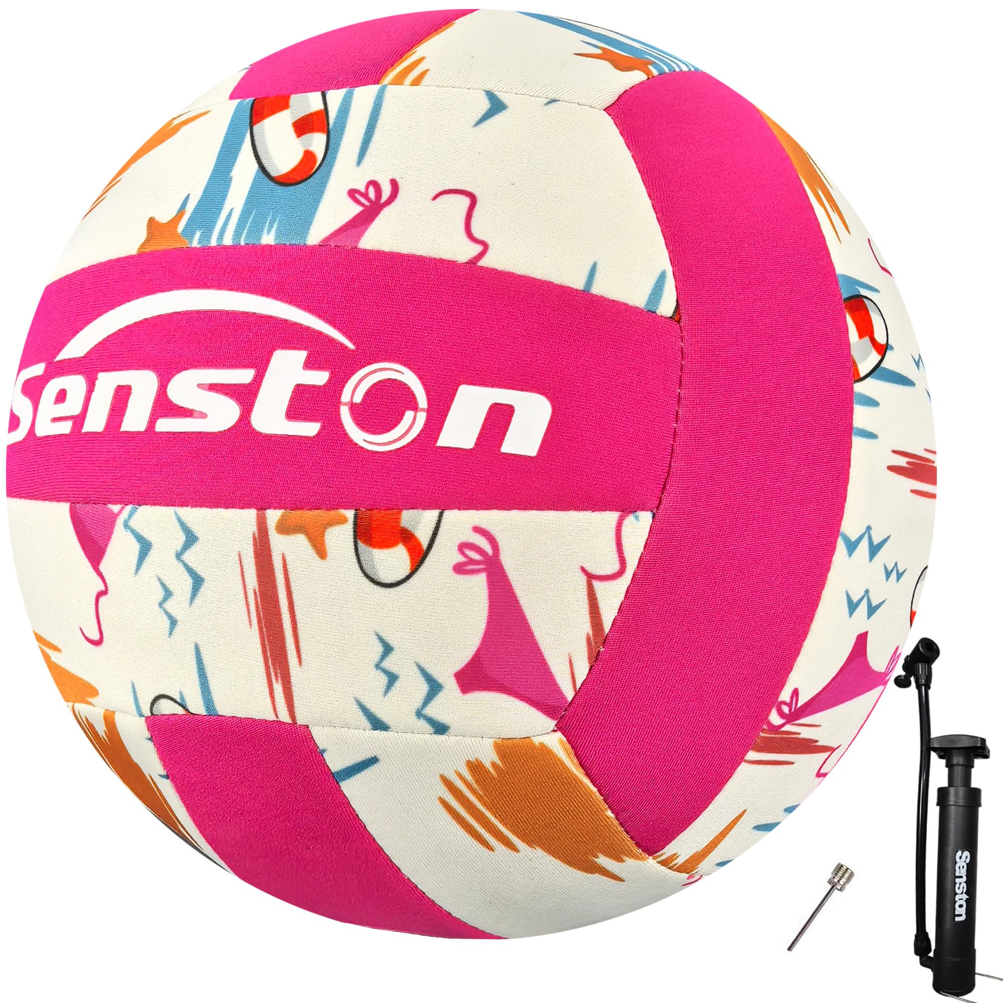 Senston Indoor Volleyball for Home & Beach - The Original Gentle Lightweight Design - Perfect for Beginners and Volleyball Fan