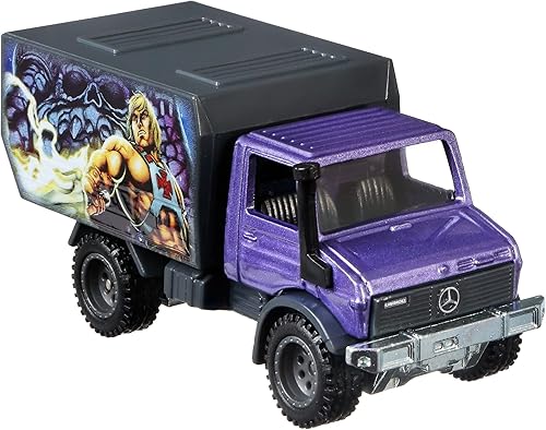 Miniatura 3 de Hot Wheels Pop Culture 88 Mercedes Unimog U1300 - Vehículo a escala 1:64 para niños de 3 años en adelante y coleccionistas de autos de juguete