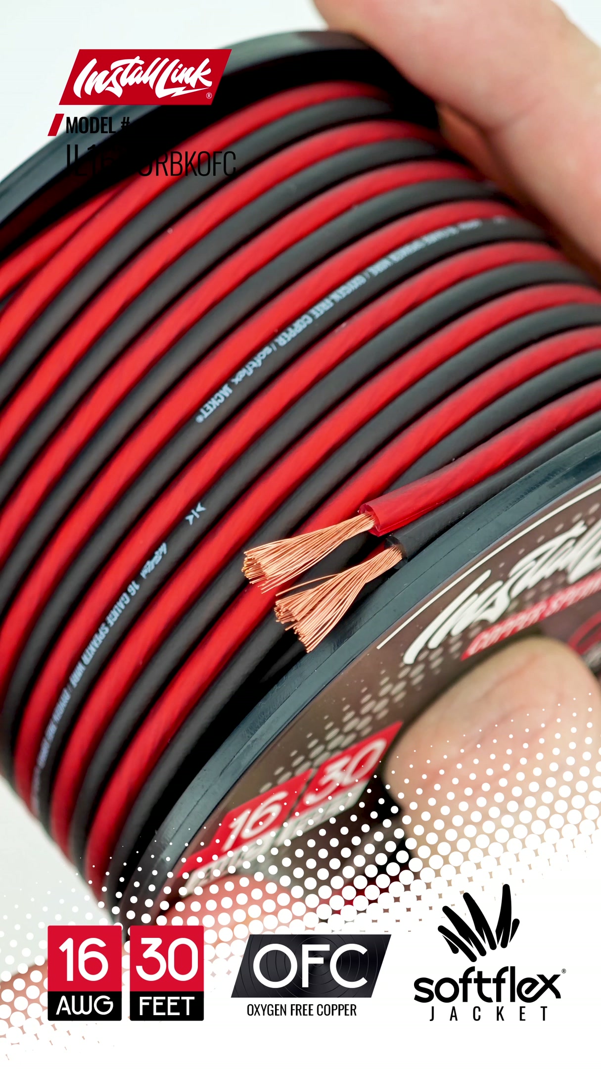 Amazon.com: Install Link 16 AWG Gauge Speaker Wire Cable (OFC